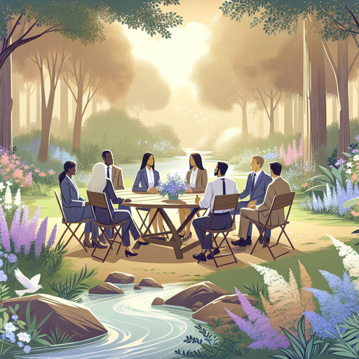 Future Business Meeting in Harmony with Nature